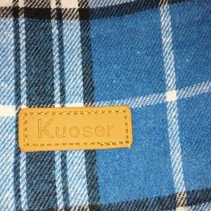🐶Ben🐶 NIP Kuoser Quilted Plaid Dog or Cat Jacket Sz M measurements below